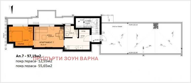 Satılık  1 yatak odası Varna , Vazrajdane 3 , 57 metrekare | 11939694 - görüntü [13]