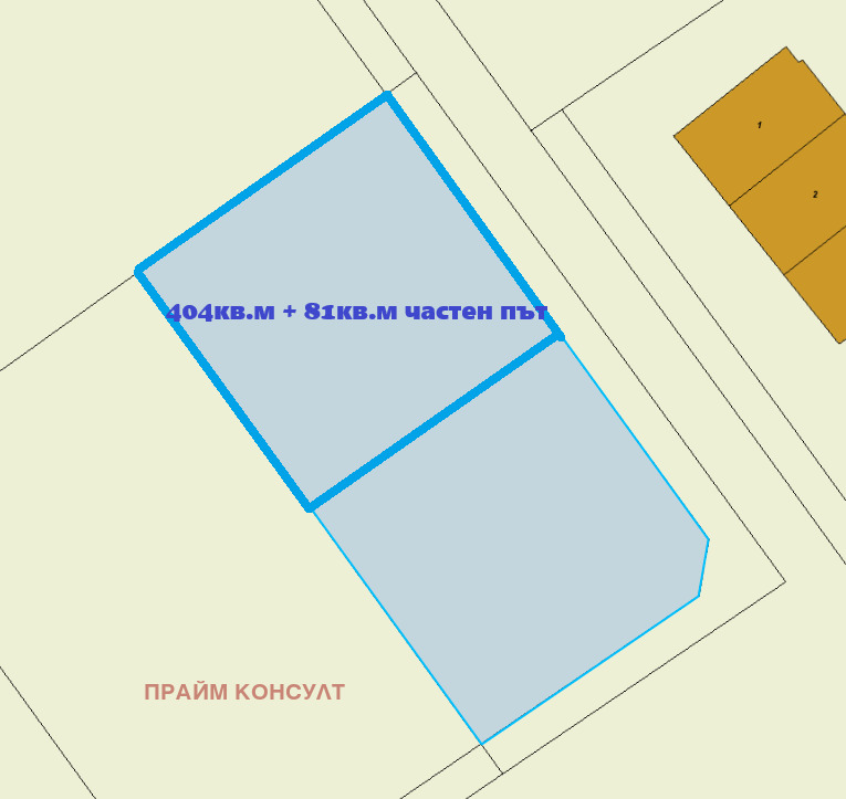 Продава ПАРЦЕЛ, с. Първенец, област Пловдив, снимка 2 - Парцели - 54449612