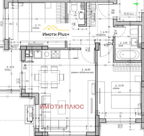 Продава 3-СТАЕН, гр. София, Малинова долина, снимка 11 - Aпартаменти - 47409410