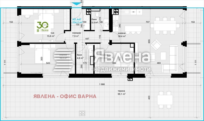 Продава 4-СТАЕН, гр. Варна, Аспарухово, снимка 5 - Апартаменти - 52998716