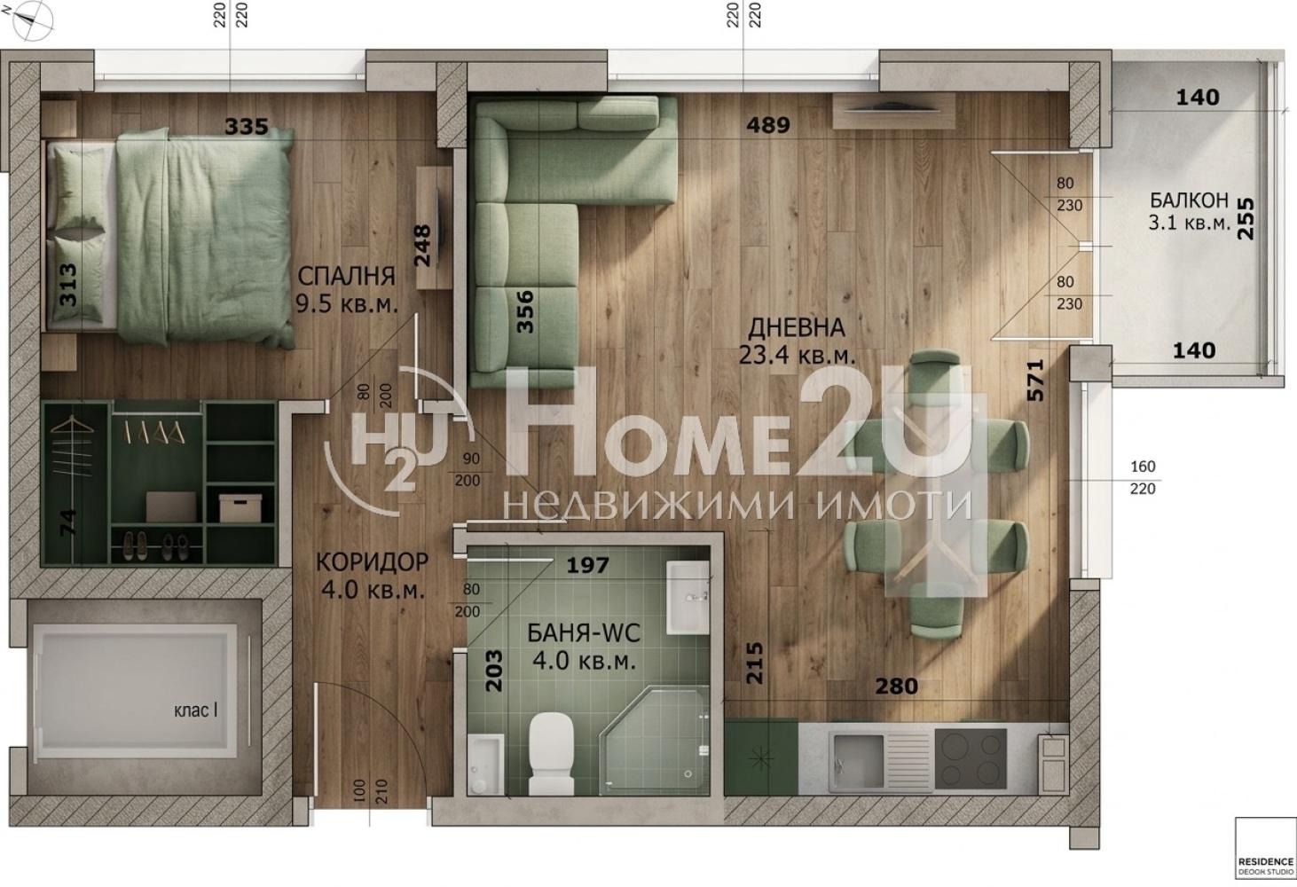 Продава 2-СТАЕН, гр. Варна, Кайсиева градина, снимка 9 - Апартаменти - 55173208