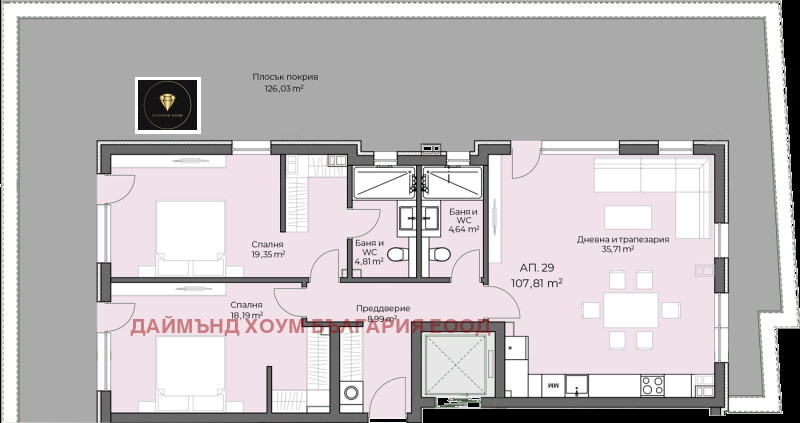 Продава 3-СТАЕН, гр. Пловдив, Христо Смирненски, снимка 2 - Aпартаменти - 49178533