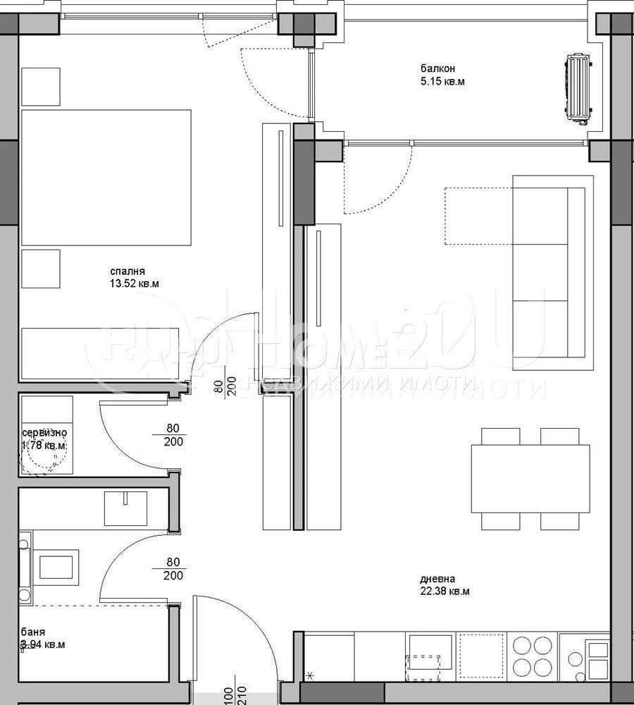 Продава 2-СТАЕН, гр. Варна, Аспарухово, снимка 3 - Апартаменти - 53944226