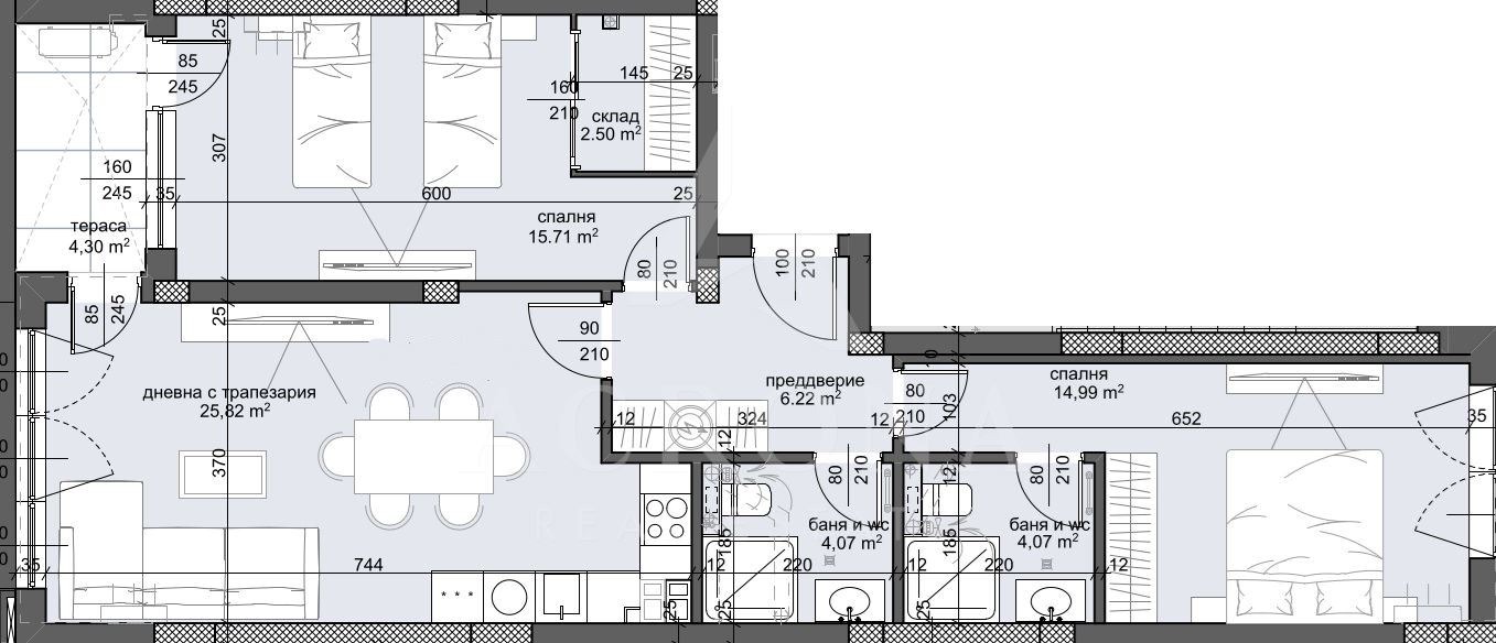 Продава 3-СТАЕН, гр. Пловдив, Тракия, снимка 7 - Апартаменти - 54290024