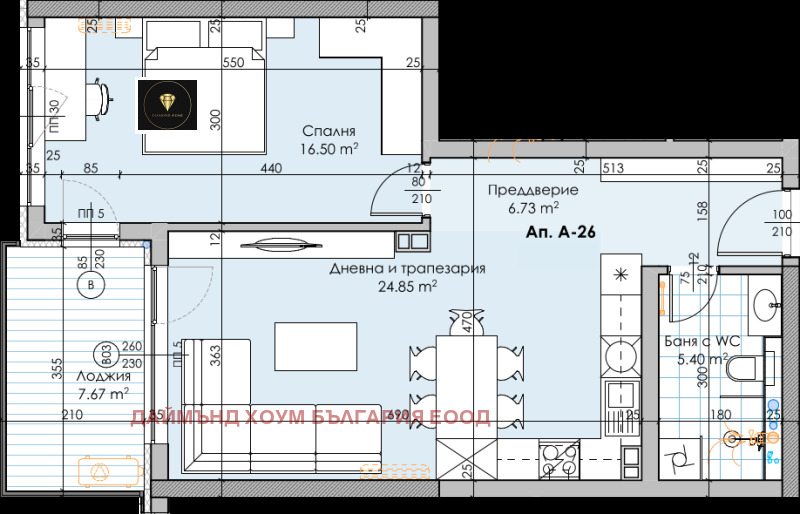 For Sale  1 bedroom Plovdiv , Karshiyaka , 83 sq.m | 67818599 - image [2]