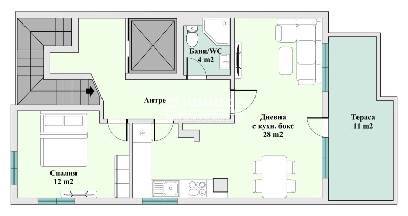 Te koop  2 slaapkamers Plovdiv , Tsentar , 175 m² | 68244274 - afbeelding [5]
