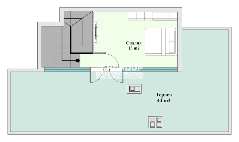 Te koop  2 slaapkamers Plovdiv , Tsentar , 175 m² | 68244274 - afbeelding [6]
