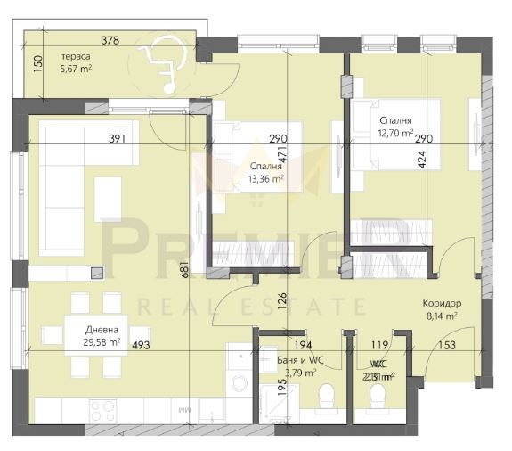 Продава 3-СТАЕН, гр. Пловдив, Кършияка, снимка 2 - Апартаменти - 54944481