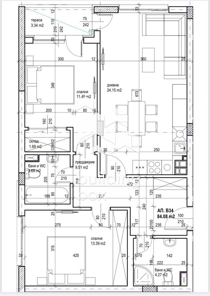 Продава 3-СТАЕН, гр. София, Овча купел 2, снимка 2 - Апартаменти - 55200643