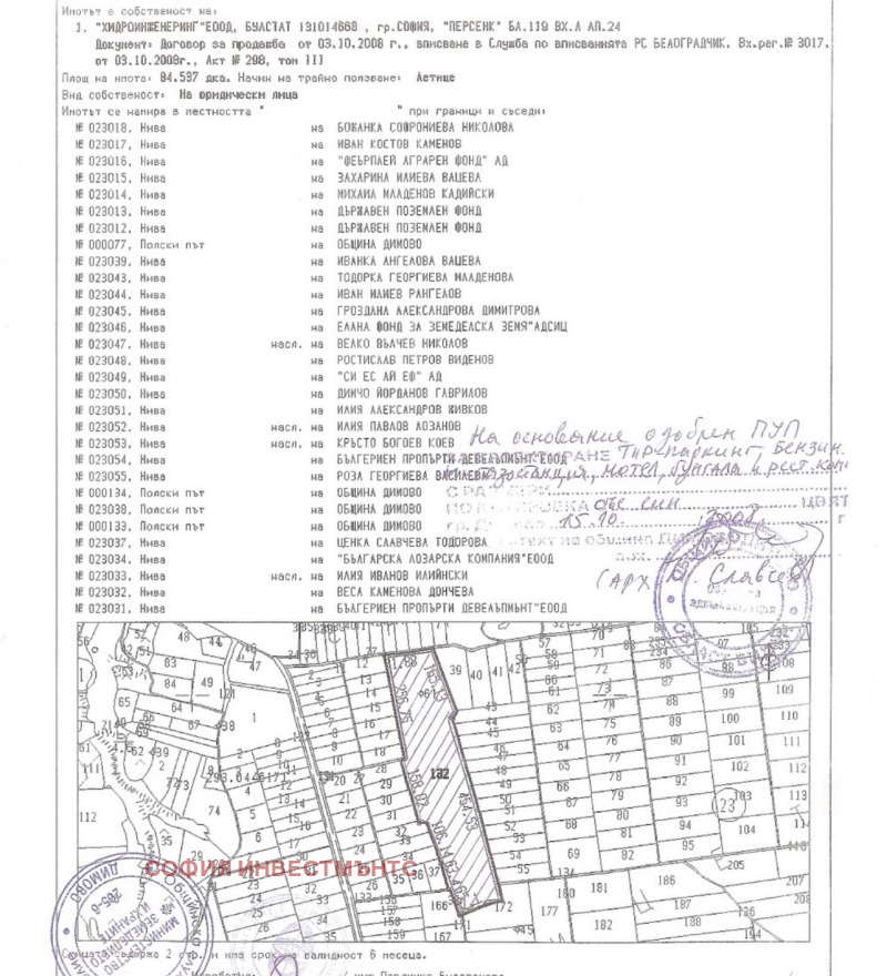 Продава ПАРЦЕЛ, гр. Димово, област Видин, снимка 3 - Парцели - 47205041