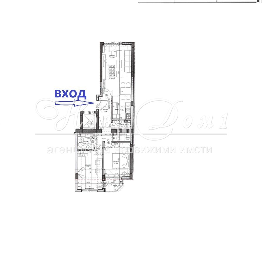 Продава 3-СТАЕН, гр. София, Център, снимка 2 - Апартаменти - 54954258