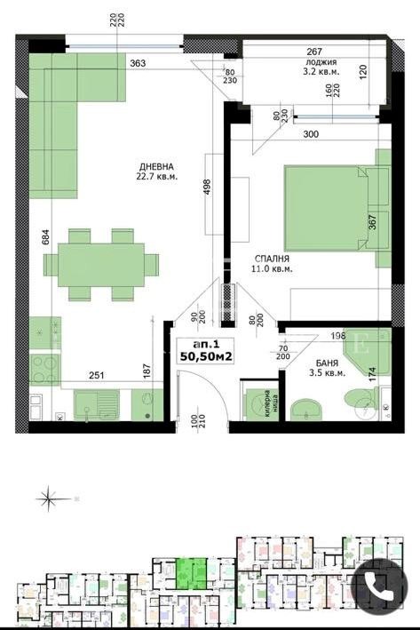 Продава  2-стаен град Варна , Младост 2 , 57 кв.м | 43775644 - изображение [4]