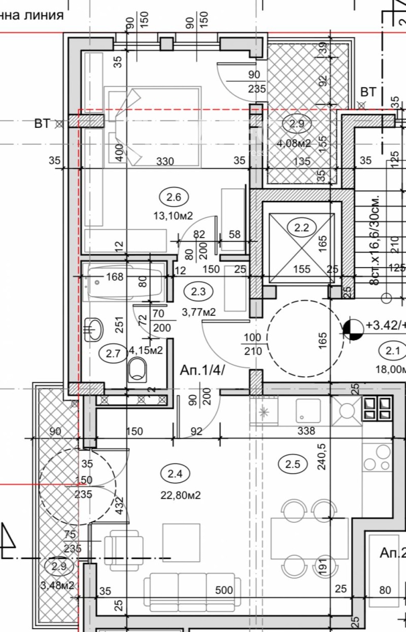 Продава 2-СТАЕН, гр. София, Малинова долина, снимка 2 - Апартаменти - 52931883