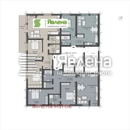Продава  3-стаен град София , Красно село , 140 кв.м | 14922166 - изображение [2]