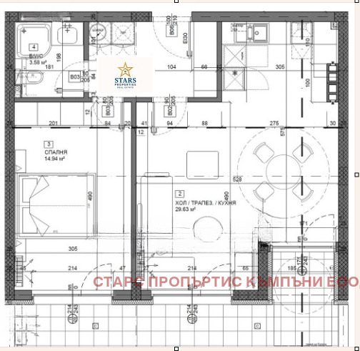 Продава 2-СТАЕН, гр. Варна, к.к. Св.Св. Константин и Елена