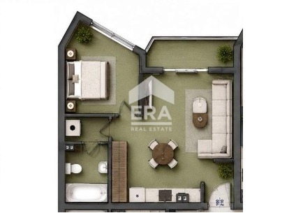 Продава 2-СТАЕН, гр. Бяла, област Варна, снимка 4 - Апартаменти - 55790322