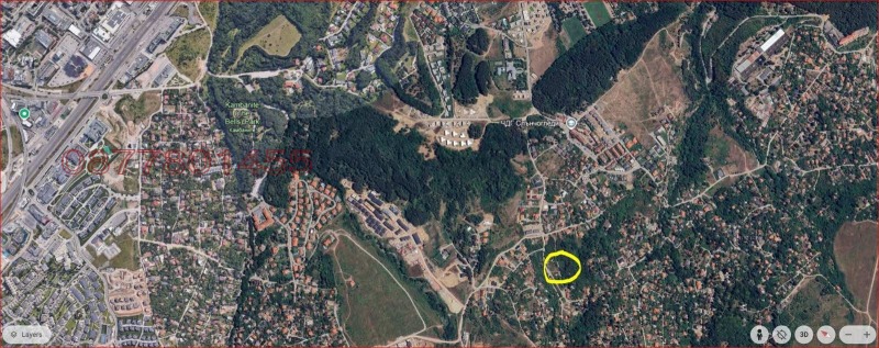 Продава ПАРЦЕЛ, гр. София, с. Бистрица, снимка 2 - Парцели - 52780755