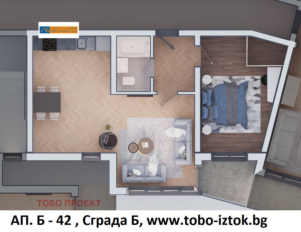 Продава 2-СТАЕН, гр. София, Дружба 2