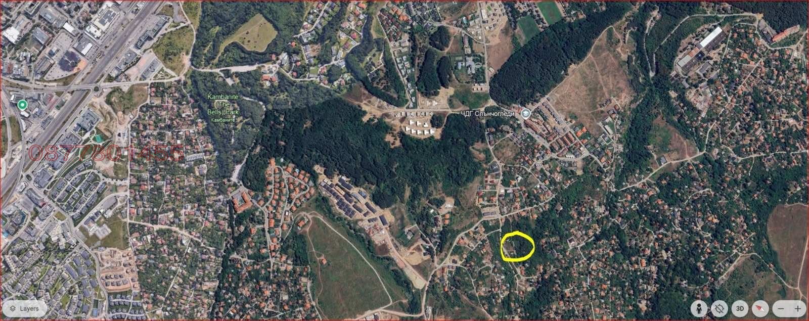 Продава ПАРЦЕЛ, гр. София, с. Бистрица, снимка 2 - Парцели - 53604562