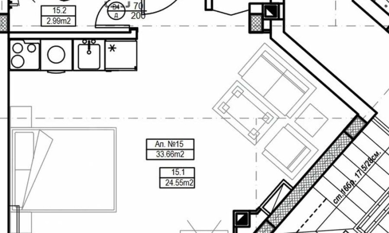 Продается  Студия область Бургас , Ахтопол , 37 кв.м | 99705553 - изображение [2]