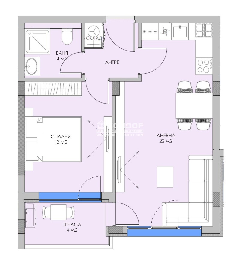 Продава  2-стаен град Пловдив , Остромила , 65 кв.м | 79744564 - изображение [3]