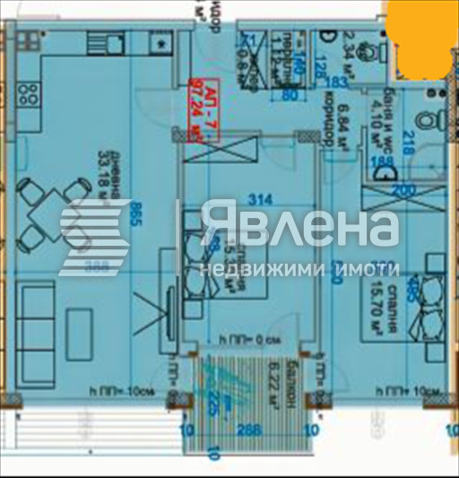 Продава 3-СТАЕН, гр. Варна, Виница, снимка 4 - Апартаменти - 53090983
