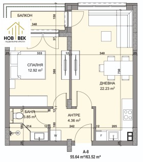 1 Schlafzimmer Wladislaw Warnentschik 1, Warna 1