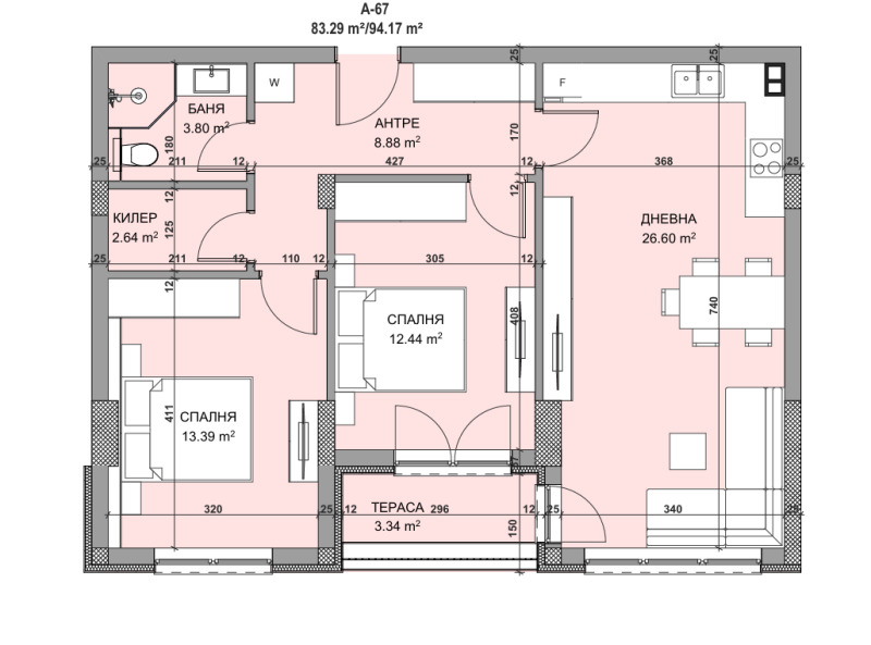 Na sprzedaż  2 sypialnie Warna , Wladislaw Warnenczik 1 , 94 mkw | 56494688 - obraz [5]