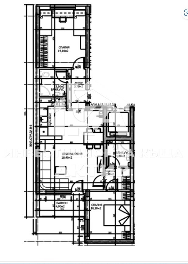 Продава 3-СТАЕН, гр. Пловдив, Тракия, снимка 8 - Апартаменти - 55281639