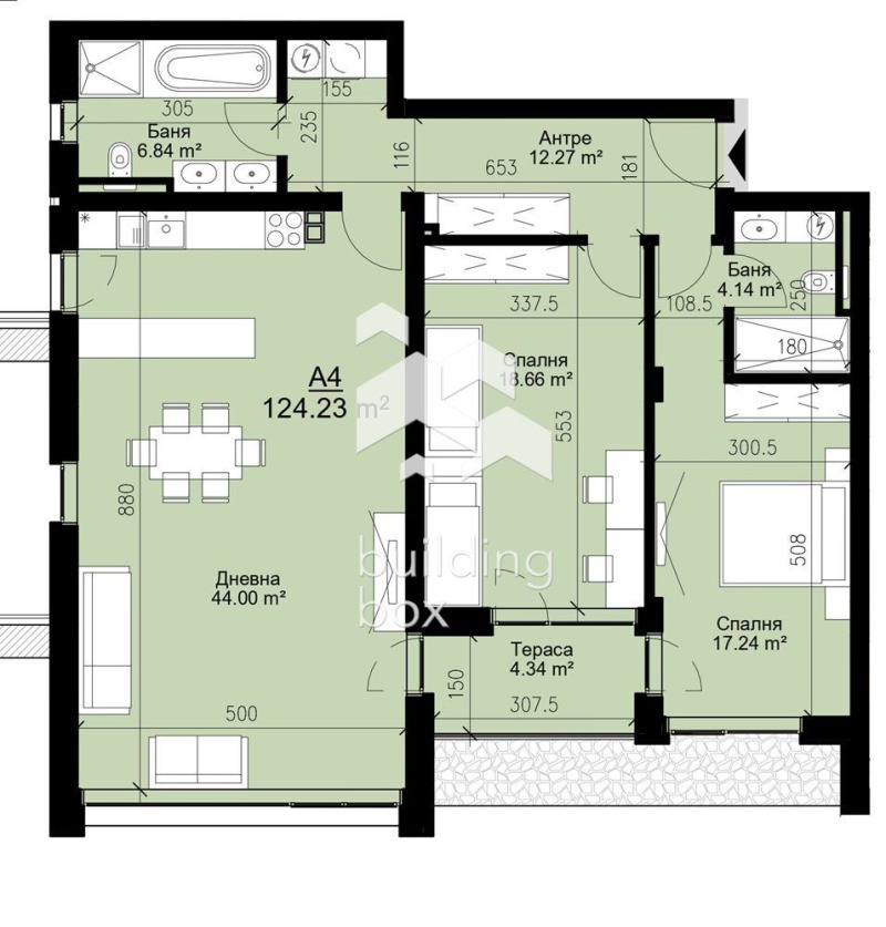 Myytävänä  2 makuuhuonetta Varna , Briz , 143 neliömetriä | 66684131 - kuva [3]