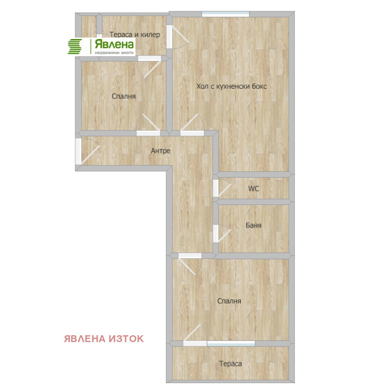 Till salu  2 sovrum Sofia , Lozenec , 99 kvm | 56322497 - bild [12]