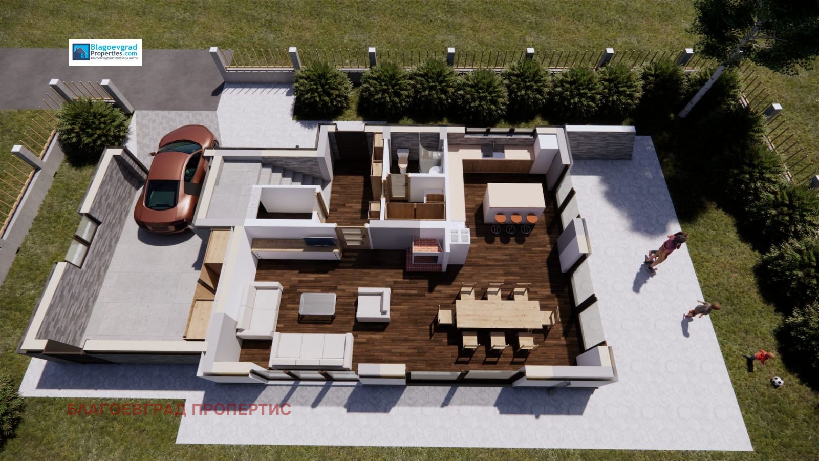 Продава КЪЩА, гр. Благоевград, Струмско, снимка 4 - Къщи - 54325239