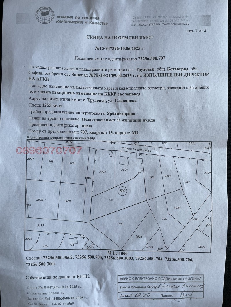Na prodej  Spiknutí oblast Sofia , Trudovec , 1255 m2 | 16531023 - obraz [5]