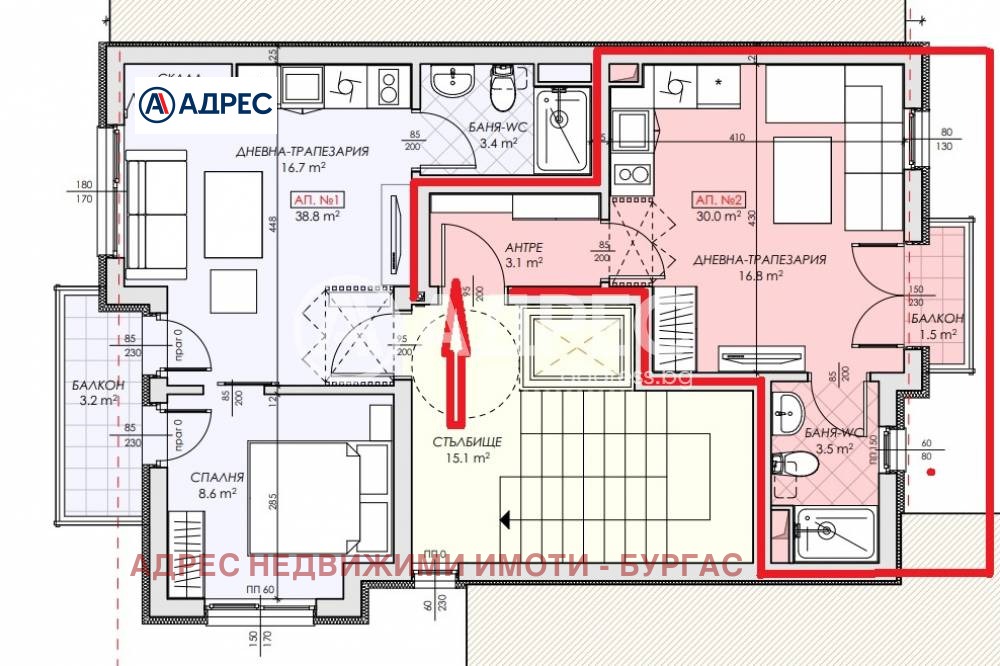 Продава 1-СТАЕН, гр. Несебър, област Бургас, снимка 2 - Апартаменти - 53945390