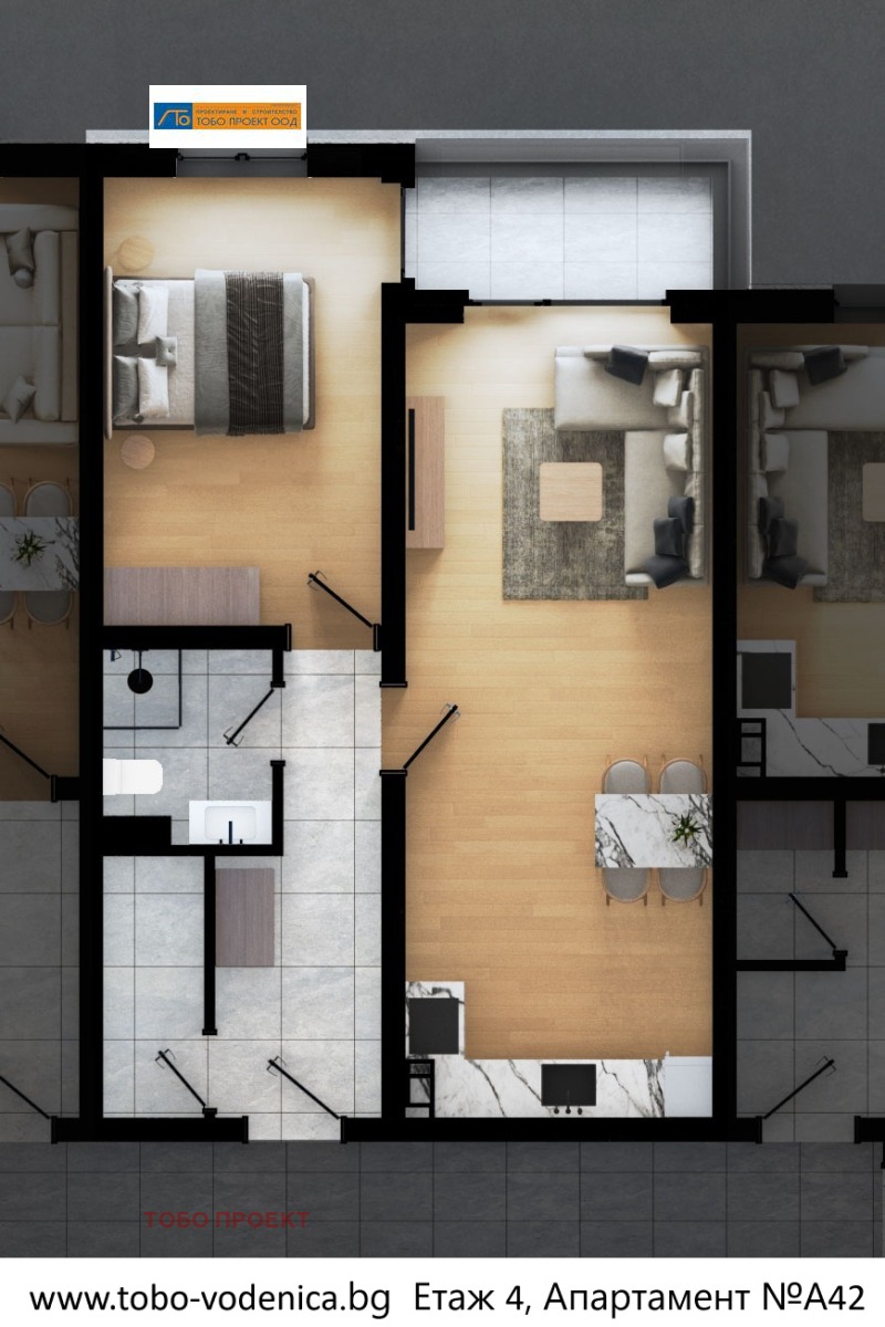 In vendita  1 camera da letto Sofia , Drugba 2 , 78 mq | 34763666 - Immagine [2]