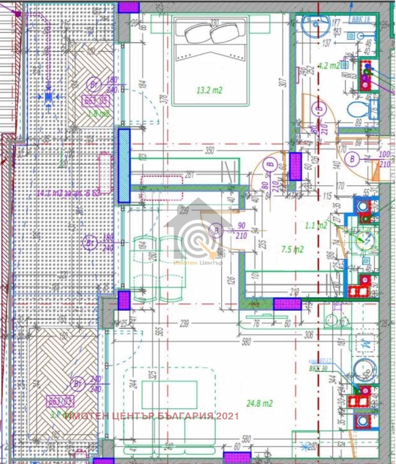 Продава 3-СТАЕН, гр. София, Малинова долина, снимка 3 - Апартаменти - 52885197