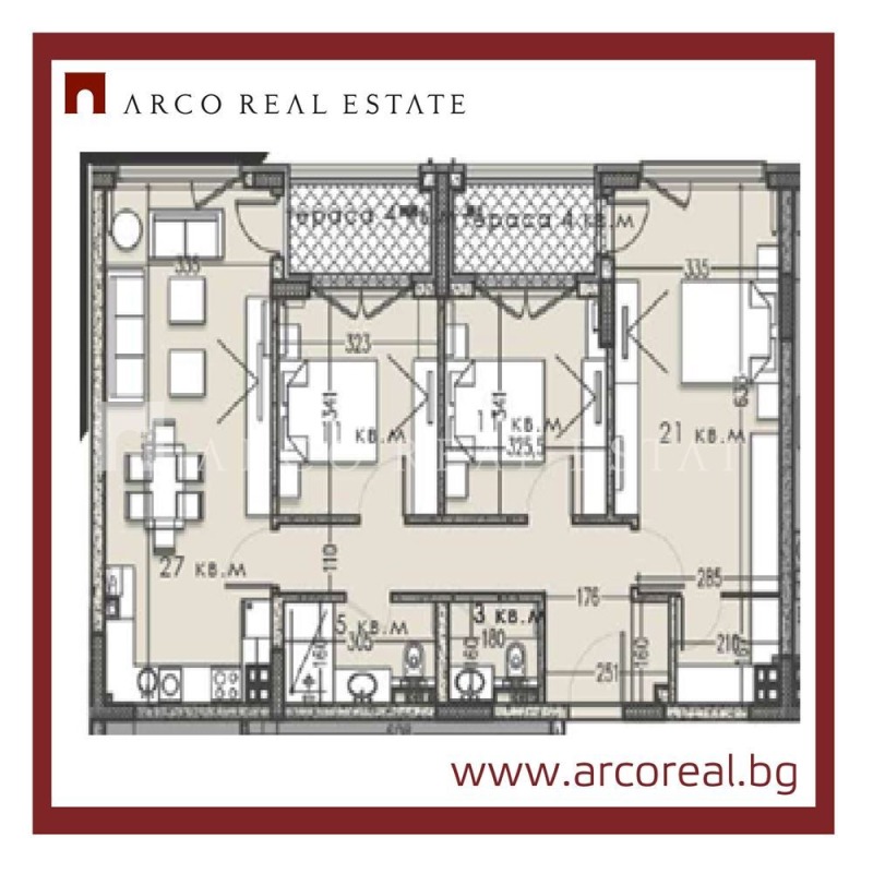 Продава 4-СТАЕН, гр. София, Кръстова вада, снимка 2 - Апартаменти - 53267127