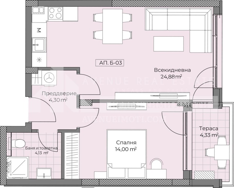 Til salg  1 soveværelse Plovdiv , Ostromila , 70 kvm | 52796353 - billede [3]