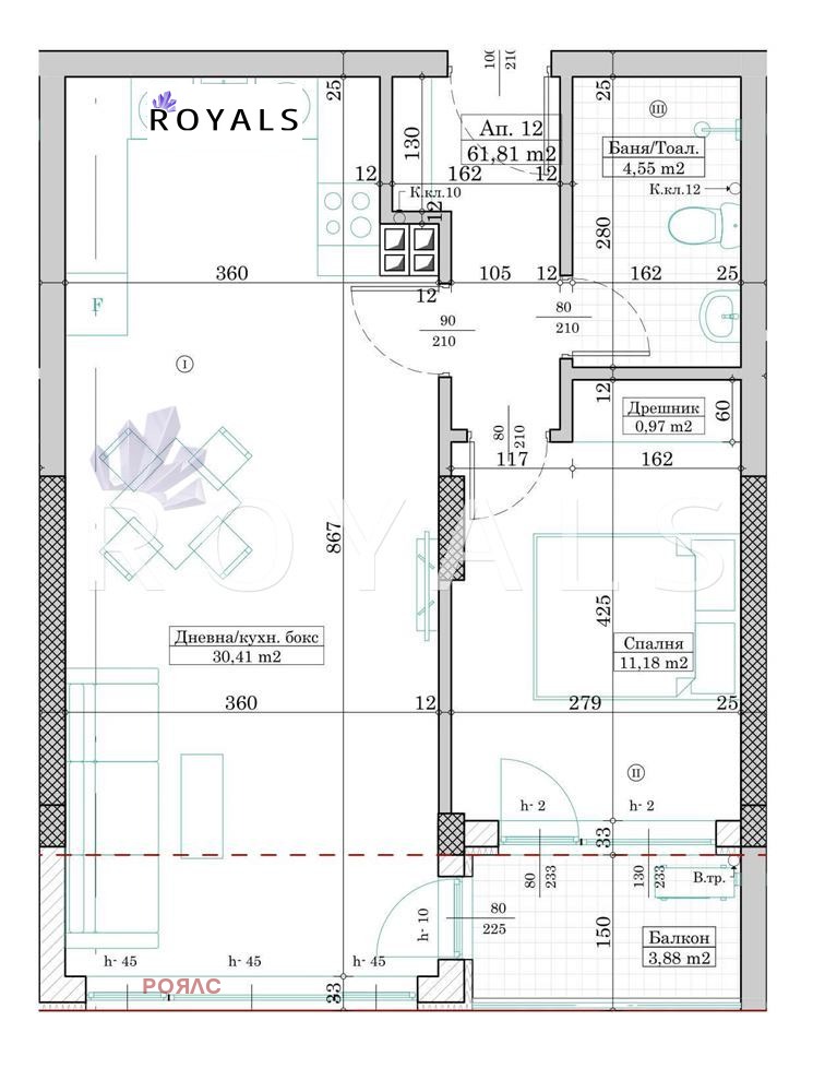 Продава 2-СТАЕН, гр. Варна, Левски 2