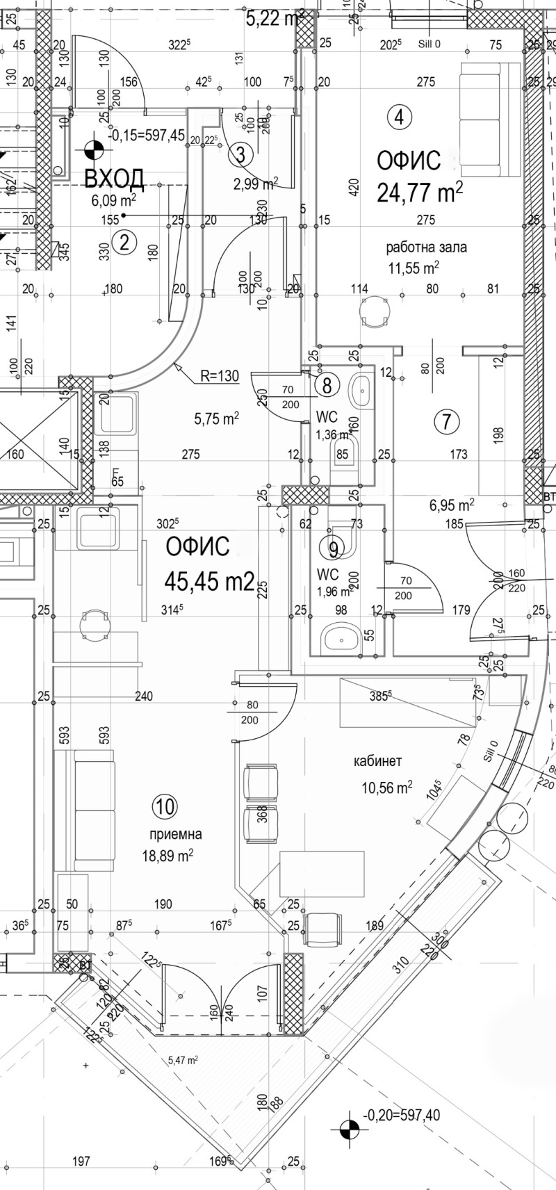 Zu verkaufen  Büro Sofia , Lozenez , 58 qm | 57991104 - Bild [10]