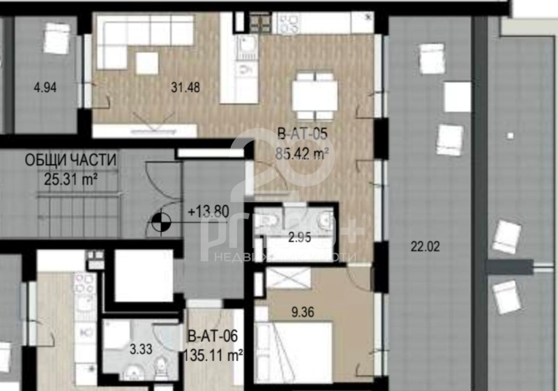 Till salu  1 sovrum Sofia , Krastova vada , 100 kvm | 64726261 - bild [17]