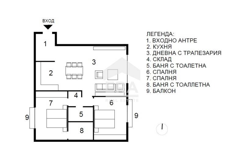 Zu verkaufen  2 Schlafzimmer Sofia , Zentar , 114 qm | 49521450 - Bild [3]
