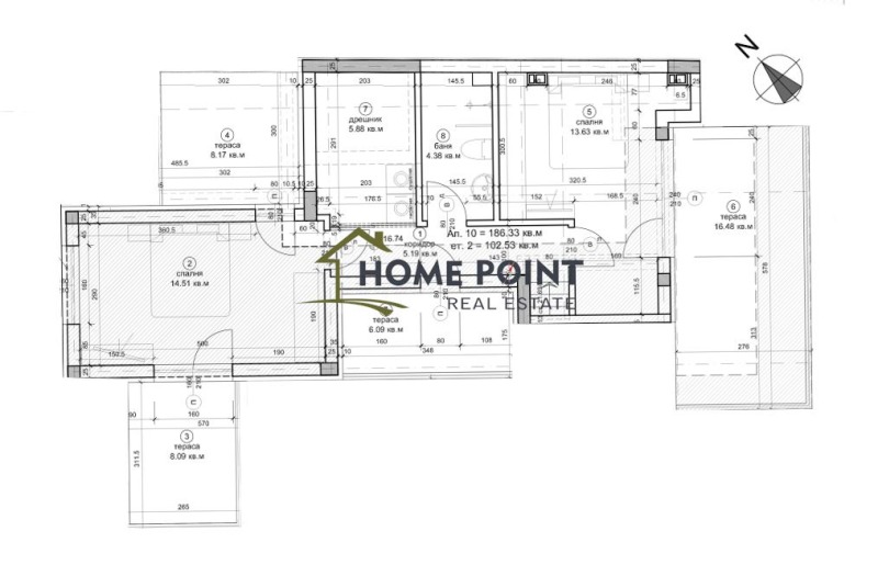 Продава 3-СТАЕН, гр. Варна, Окръжна болница-Генерали, снимка 4 - Апартаменти - 53220714