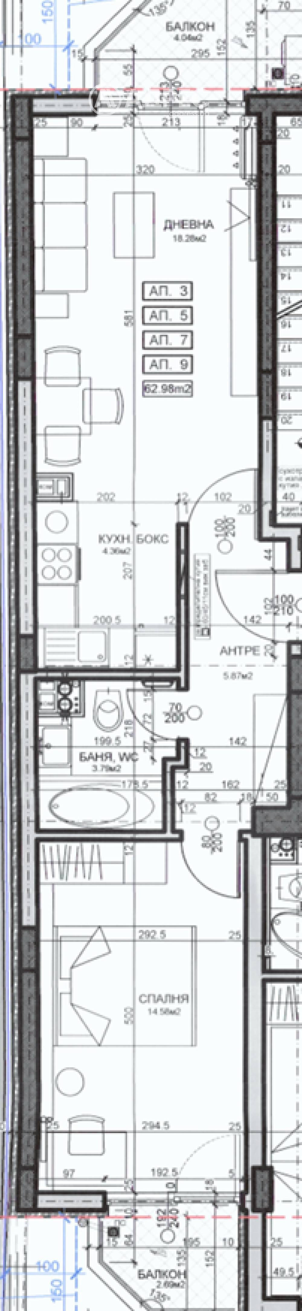 Продава 2-СТАЕН, гр. София, Център, снимка 4 - Апартаменти - 54193081