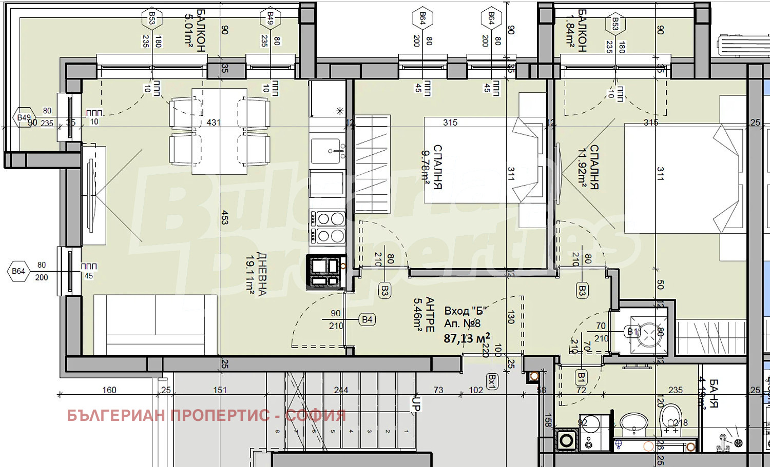 Продава 3-СТАЕН, гр. София, Манастирски ливади, снимка 3 - Апартаменти - 54930282