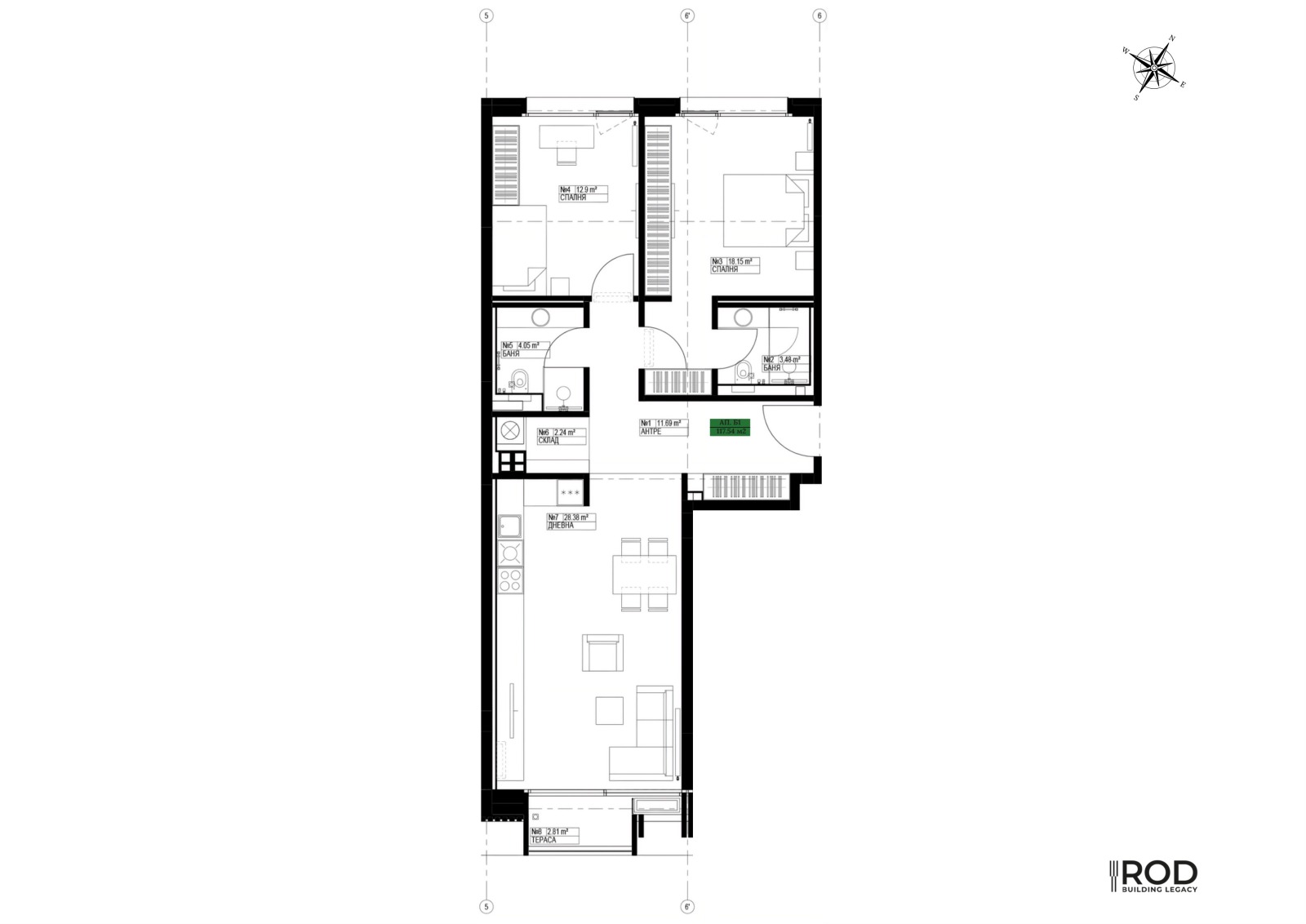 Продава 3-СТАЕН, гр. София, Лагера, снимка 3 - Апартаменти - 55477900