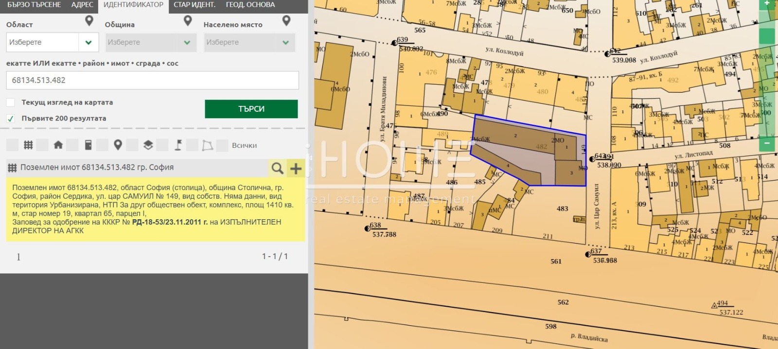 Продава ПАРЦЕЛ, гр. София, Център, снимка 9 - Парцели - 53617653