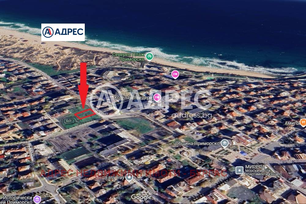 Продава ПАРЦЕЛ, гр. Приморско, област Бургас