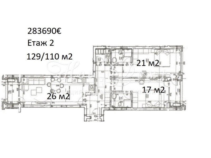 Til salg  2 soveværelser Sofia , Malinova dolina , 129 kvm | 96155105 - billede [3]