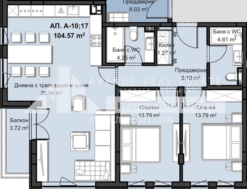 Na prodej  2 ložnice Plovdiv , Christo Smirnenski , 129 m2 | 28426562 - obraz [2]